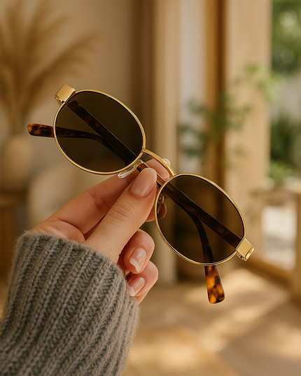 Retro Oval Glasses
