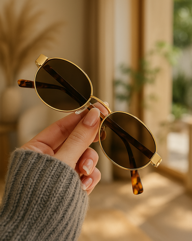Retro Oval Glasses