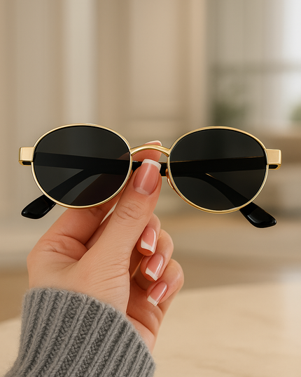Retro Oval Glasses