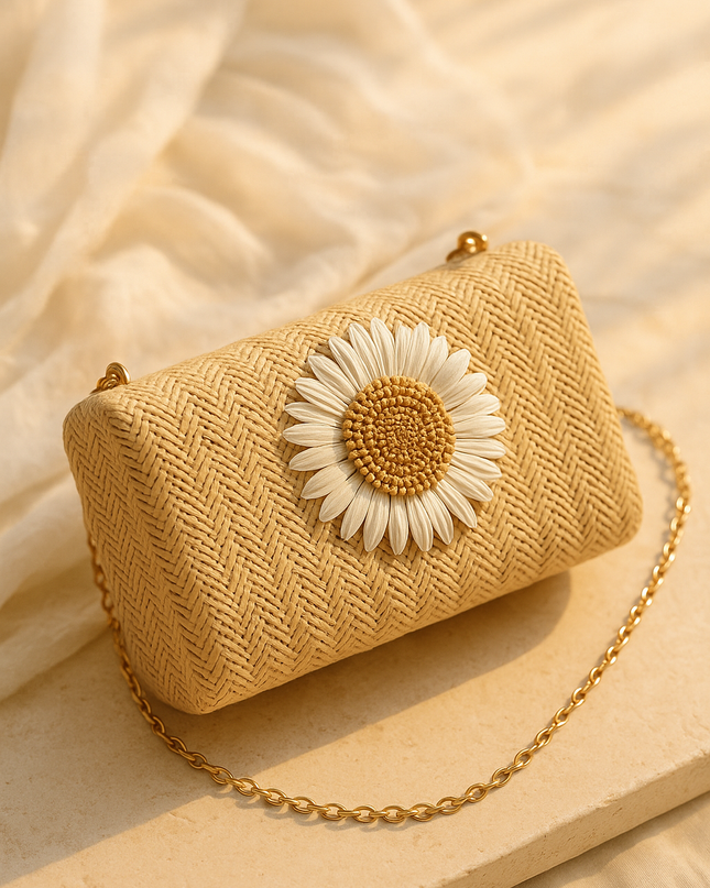 Floral Beach Bag